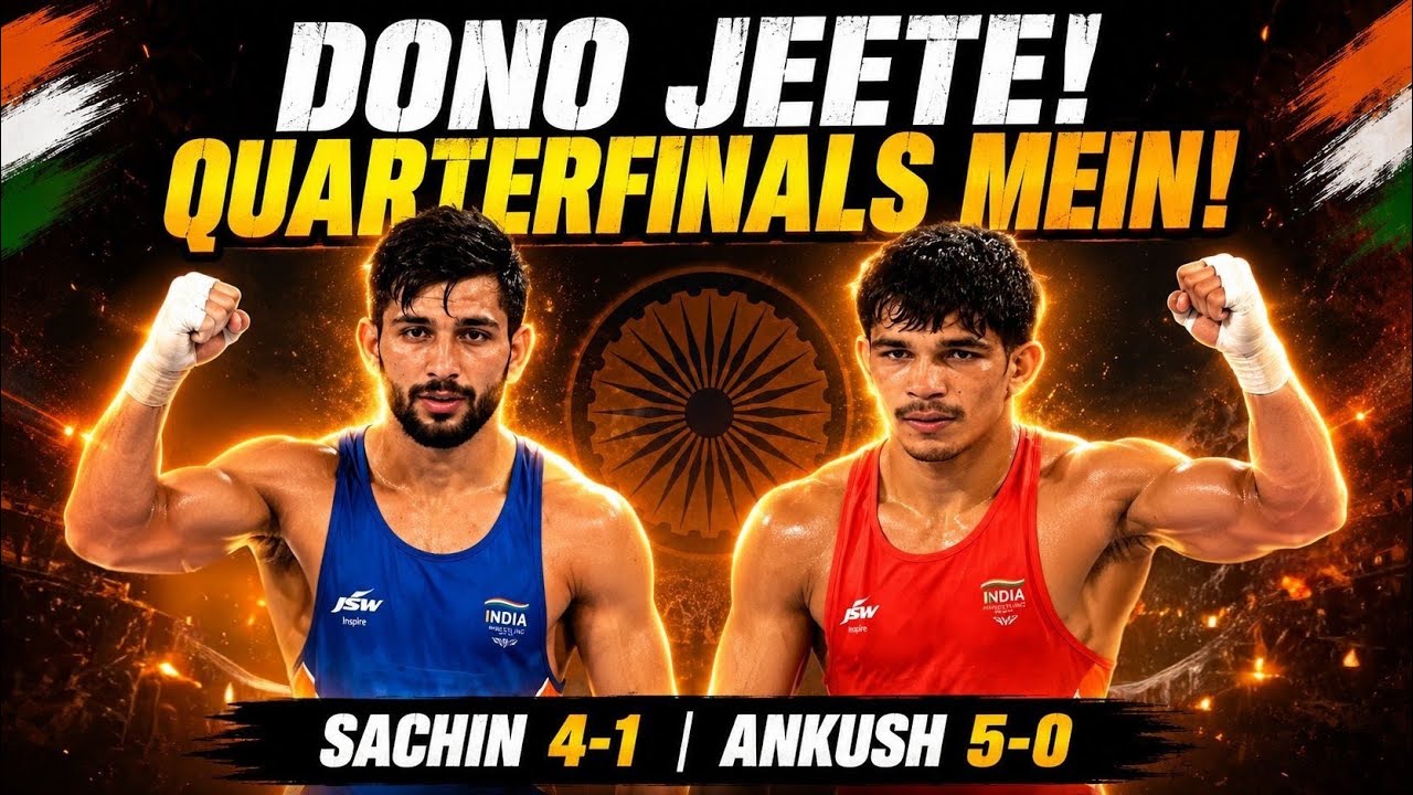 DOUBLE WIN! Sachin Siwach Aur Ankush Panghal Quarterfinals Mein &mdash; CWG 2026