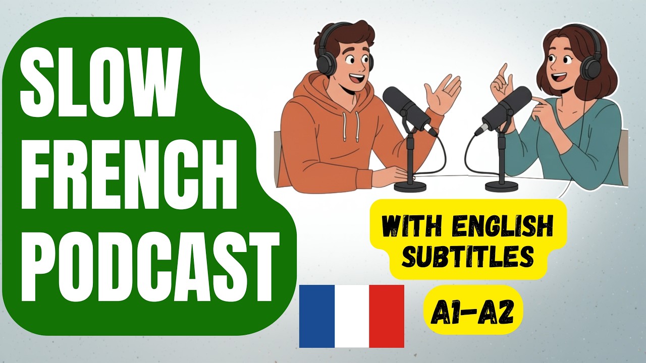 Learn French with Podcast | Slow French Conversation for Beginners | French Shadowing Practice