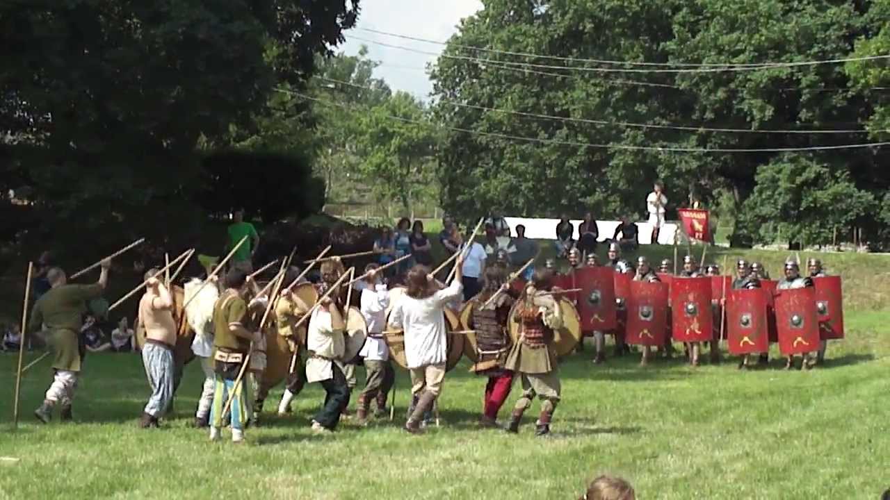 Aquincum Budapest. Római légió vs.Germán törzs