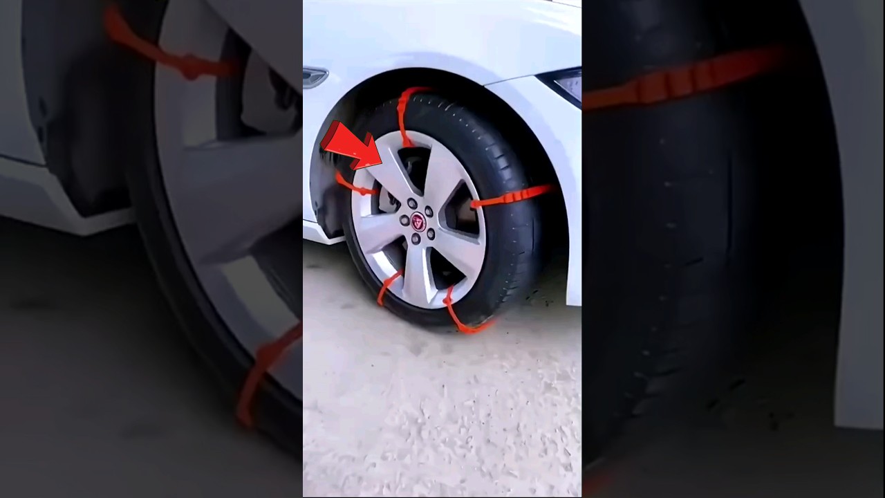 Car tire snow chains anti slippery 🚗 #shorts #cargadgets