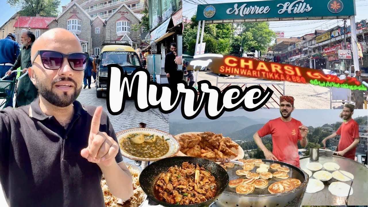 Murree Mall Road - Raniy Night Street View - Kashmir Point - Beautiful Pakistan