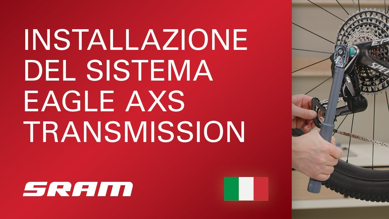 Installazione del sistema SRAM Eagle AXS Transmission
