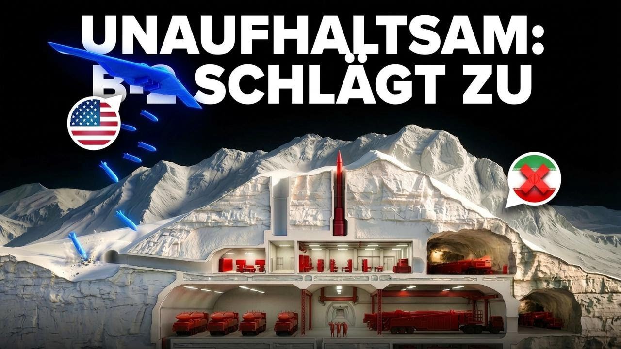 Noch ein riesiger US-B-2-Angriff trifft Iran – und diesmal noch heftiger