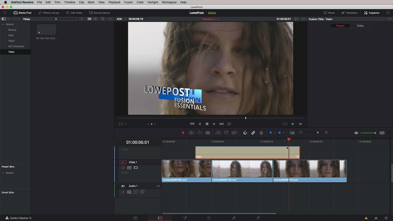 Learn DaVinci Resolve Fusion - Lesson 8: Creating Presets and Macros