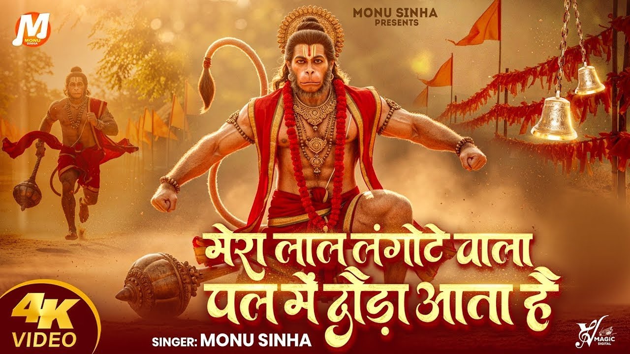Mera Lal Langote Wala Pal Mein Dauda Aata Hai | मेरा लाल लँगोटे वाला | Hanuman Bhajan #nkstudio02 
