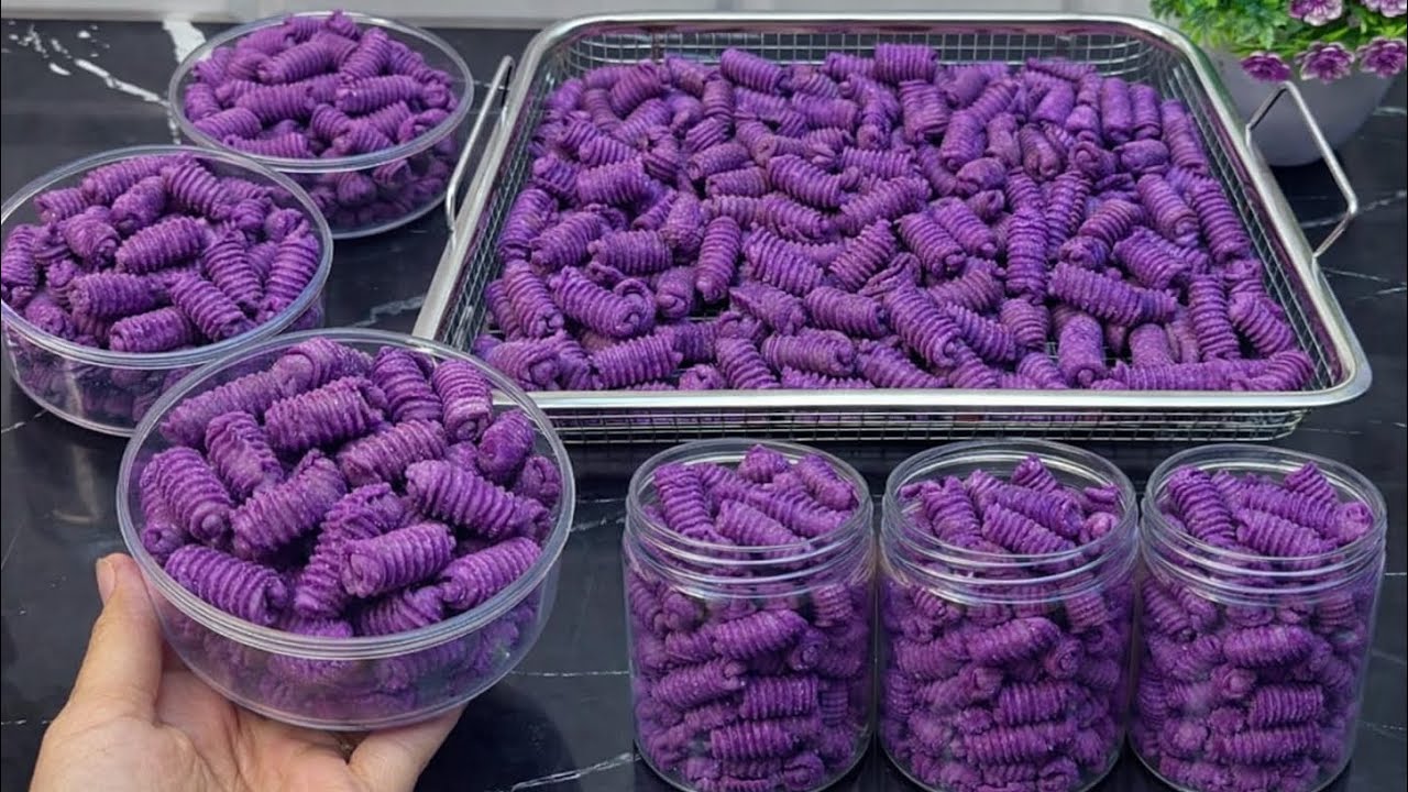Baru tau ubi ungu di bikin kue seperti ini enak banget|| Kue Lebaran 2026 unik wajib di cobain 