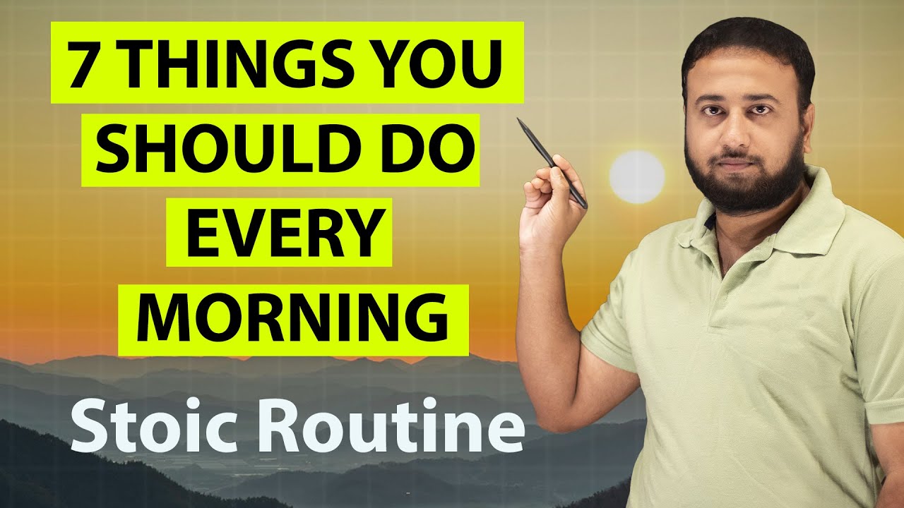 7 Things You Should Do Every Morning | Stoic Routine for Men to Become Powerful | HINDI