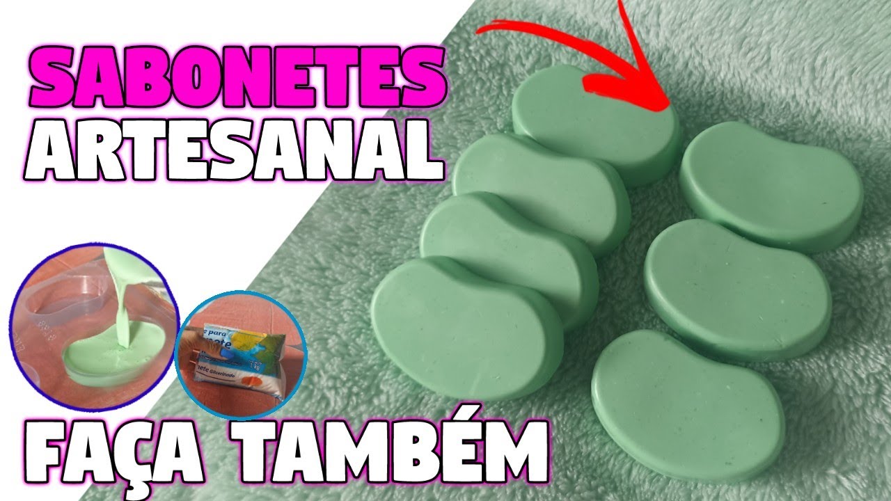 Como fazer sabonetes artesanais  Usando forma de acetato