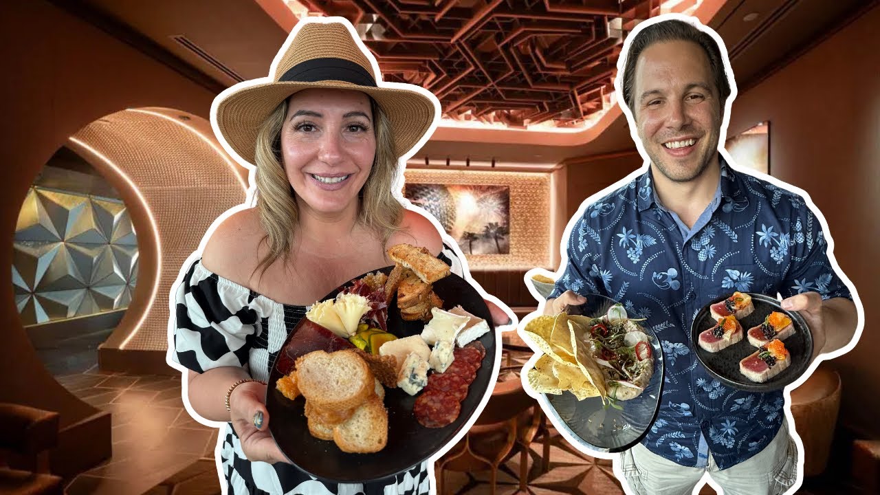Epcot's NEW Lounge INSIDE Spaceship Earth! Geo-82 Review
