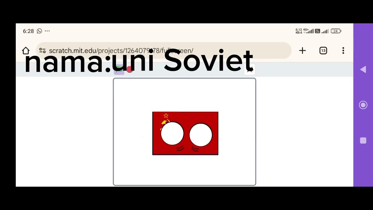 Flag band with countryball face remake 1 (indonesian language) 