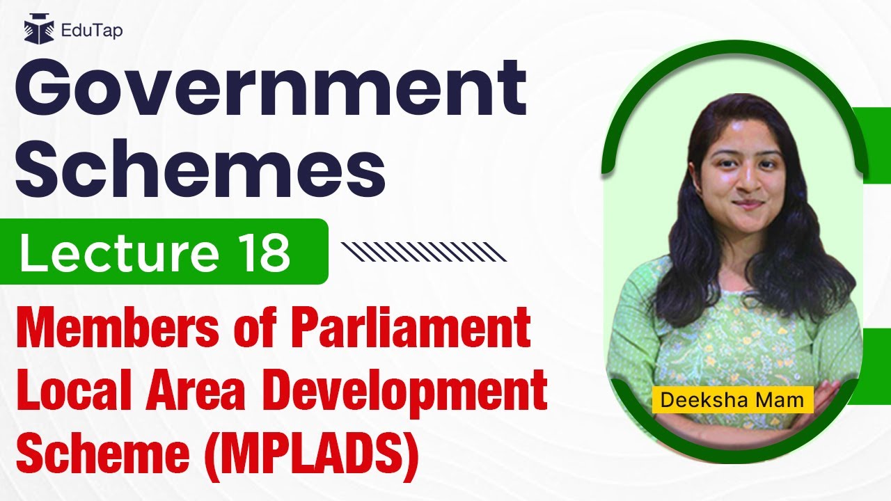 Members of Parliament Local Area Development Scheme | Imp. Government Schemes & MCQs
