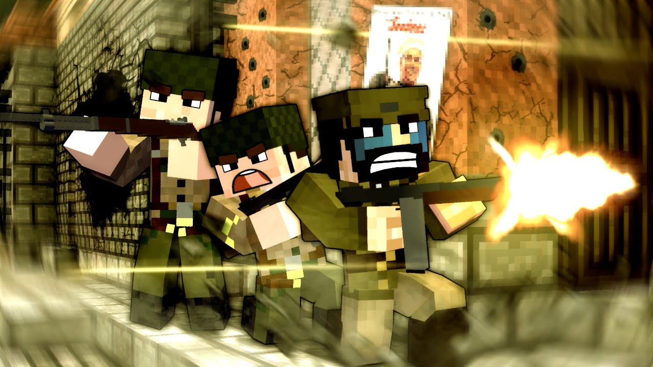 THE BATTLE BEGINS! - Minecraft WW2 (Heroes & Generals) - S3E4
