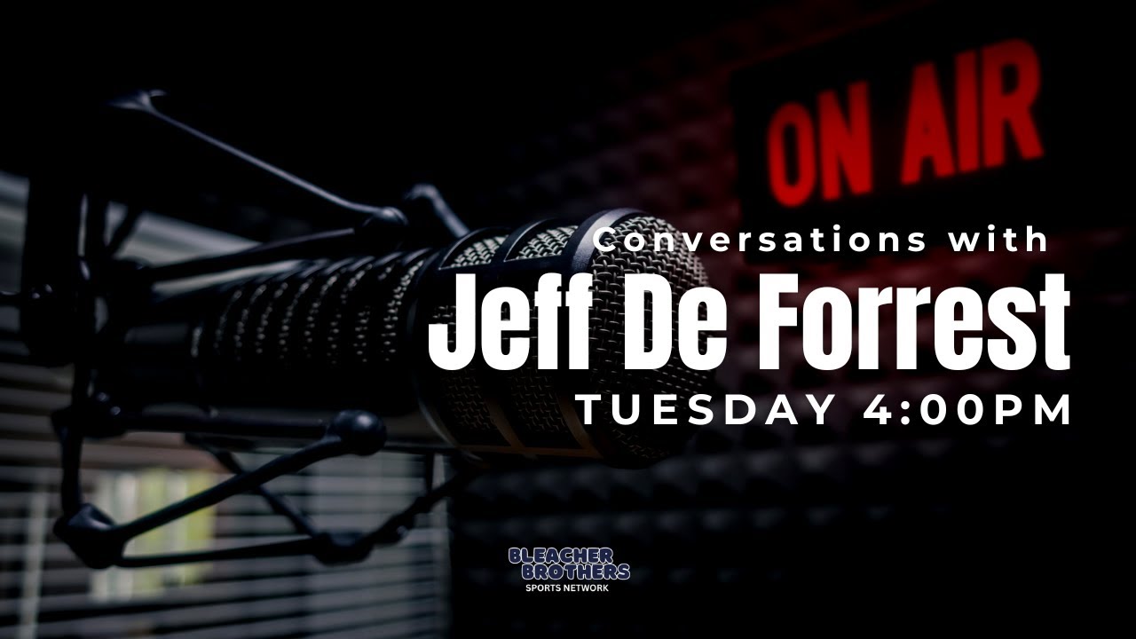 Conversations with Jeff DeForrest Featuring Caton Bredar, Larry Collmus, & Rod Pederson.