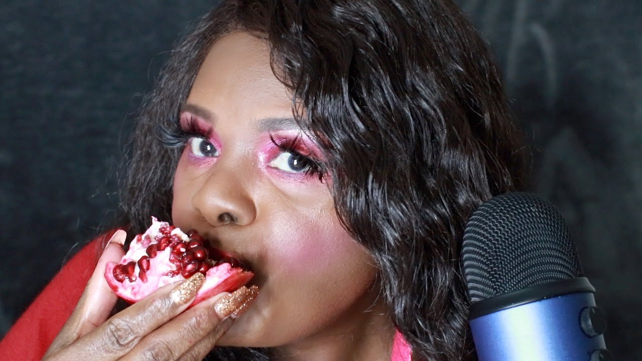 Pomegranate ASMR EATING SOUNDS