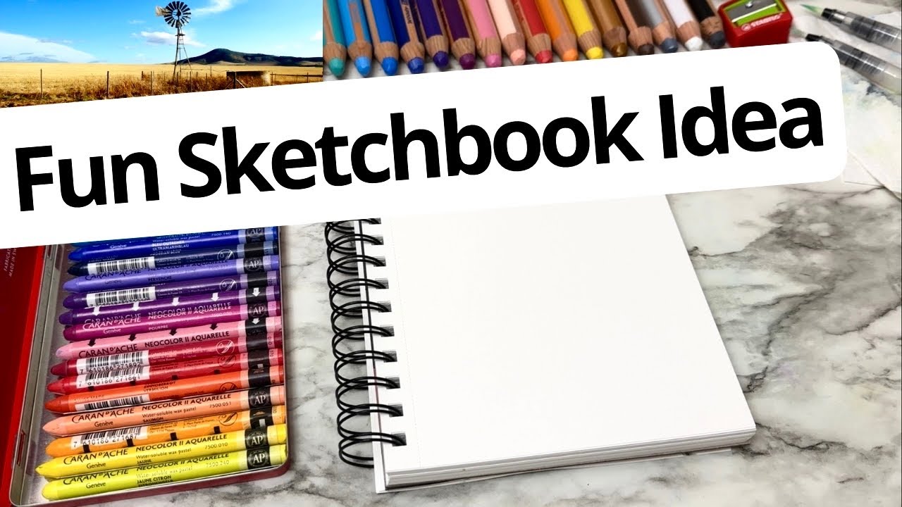 🎨 Quick 2 minute Sketchbook Warmups | LANDSCAPES #3