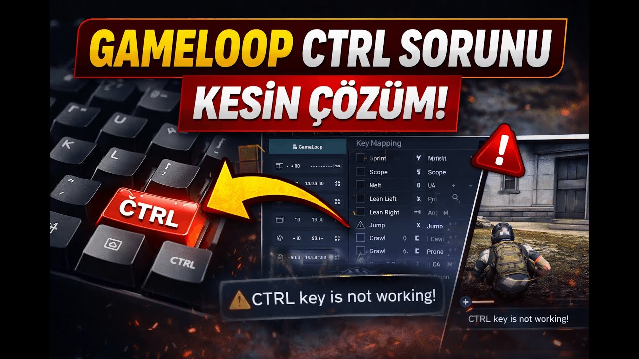 GAMELOOP CTRL SORUNU KESİN ÇÖZÜM!!! 1DK'DA KURTULUN