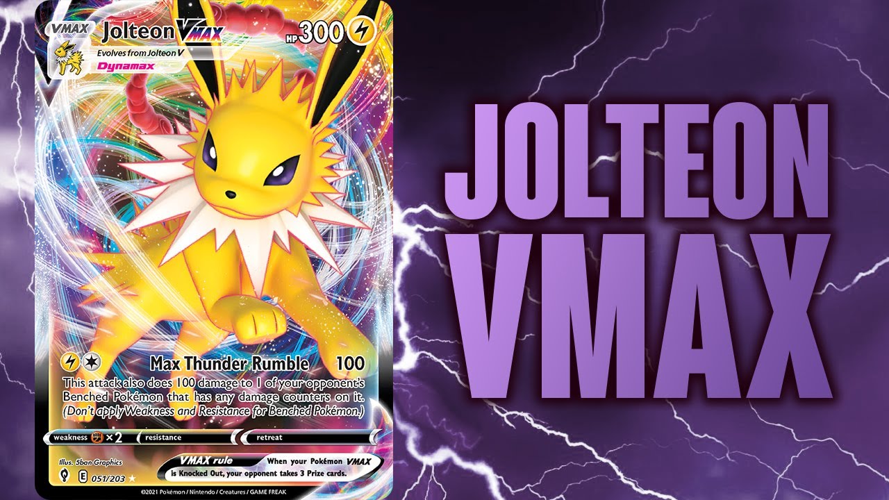 Keep calm and Max Thunder Rumble with Jolteon VMAX