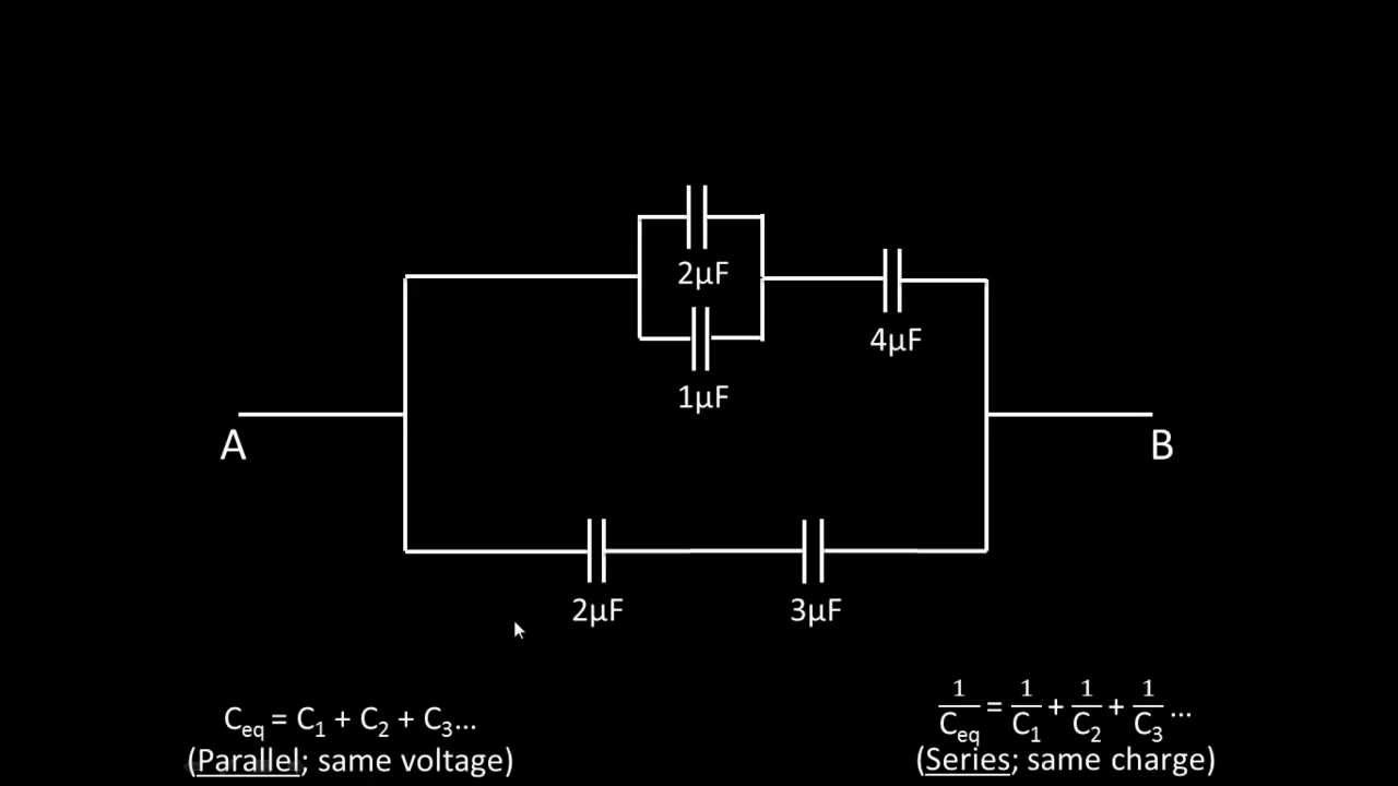 Finding Charge and Voltage Across A Capacitor In Circuit