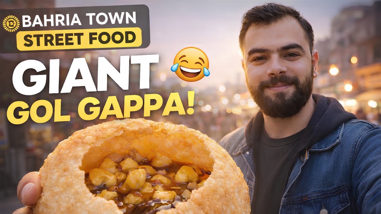Bahria Town Vlog ❤️ | Gol Gappay Khaye Aur Full Maza | Real Imran Ashraf