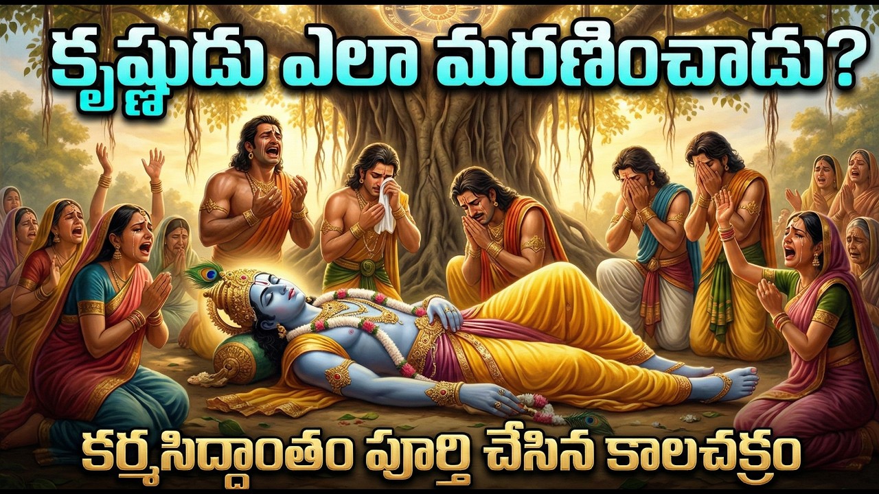 శ్రీకృష్ణుడు ఎలా మరణించాడు? కర్మసిద్ధాంతం పూర్తి చేసిన కాలచక్రం | ద్వారక రహస్యం