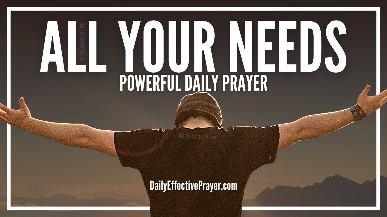 Prayer To Lift Up All Your Needs To God and Have Him Answer You | Urgent Provision Prayer