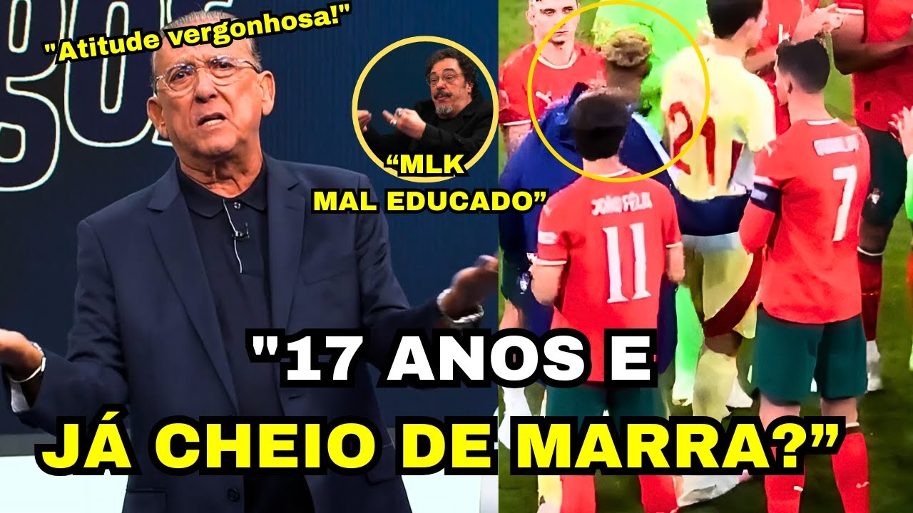 “‘Isso é marra!’ – Galvão e Casagrande EXPLODEM contra Yamal após gesto com CR7