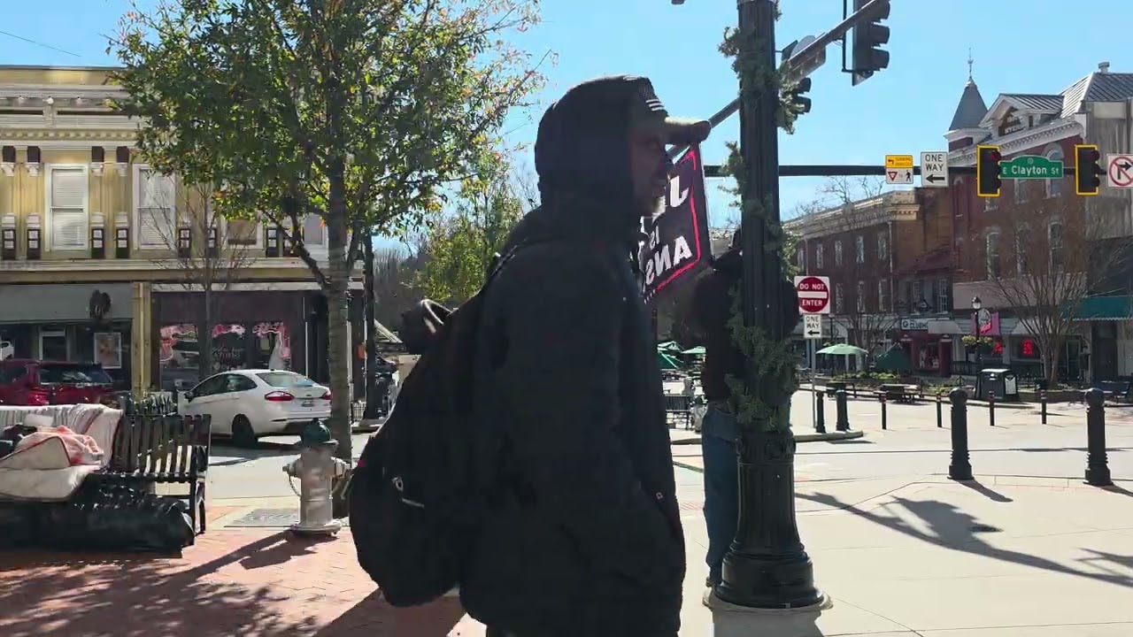 Gospel Preaching Outside of Athens, GA Anti-ICE Protest 01-11-2026