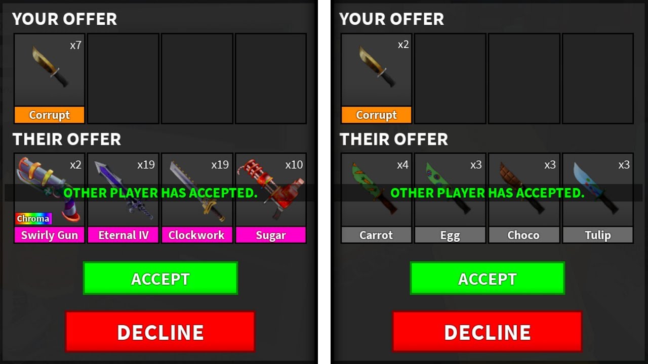 What Do People Offer For Corrupt? (MM2)