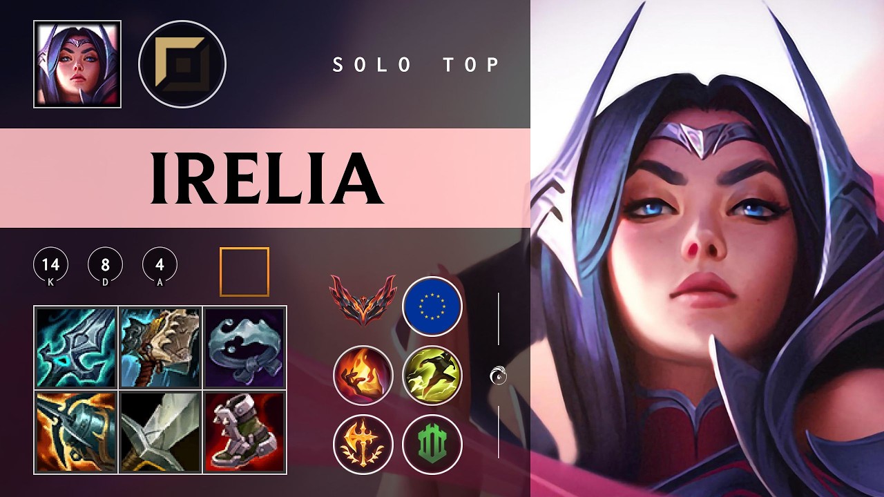 Irelia Top vs Quinn - EUW Grandmaster Patch 26.03