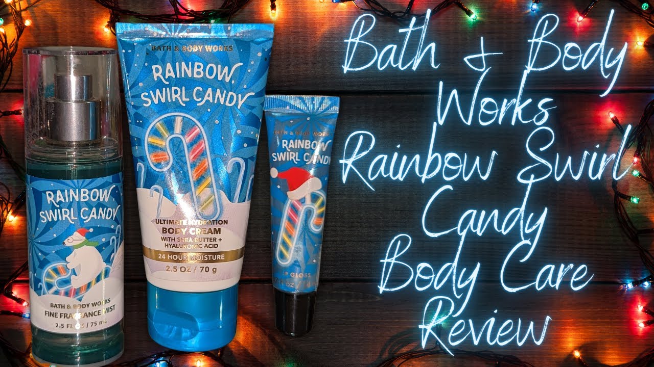 (Review) NEW! 🌈🍭 Rainbow Swirl Candy Body Care ▌Bath & Body Works #bathandbodyworks #hygiene