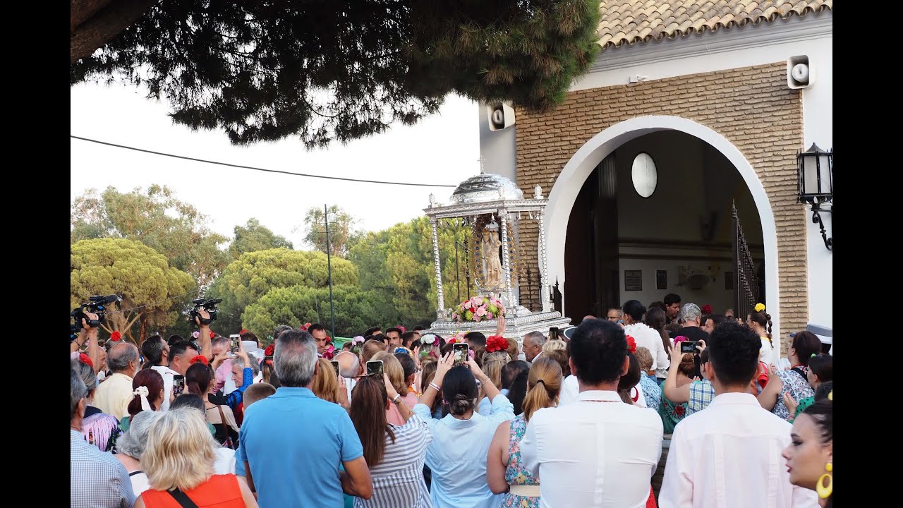Procesión Virgen de Los Milagros durante la Romería 2022