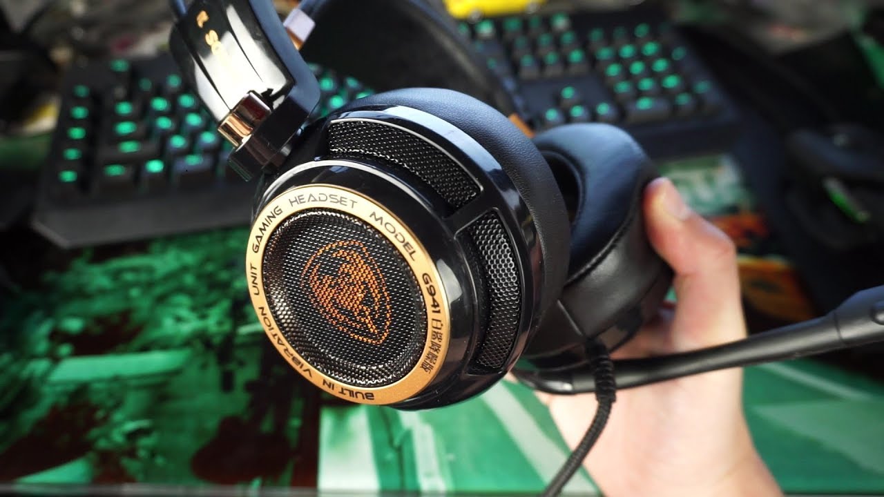 SOMIC G941 ДЕШЕВЫЕ ИГРОВЫЕ УШИ С ШУМОДАВОМ! С ALI EXPRESS