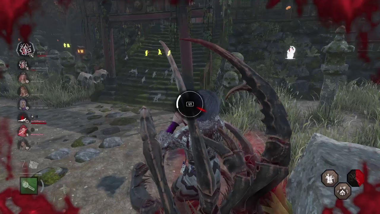 Playing 2v8 dead by Daylight