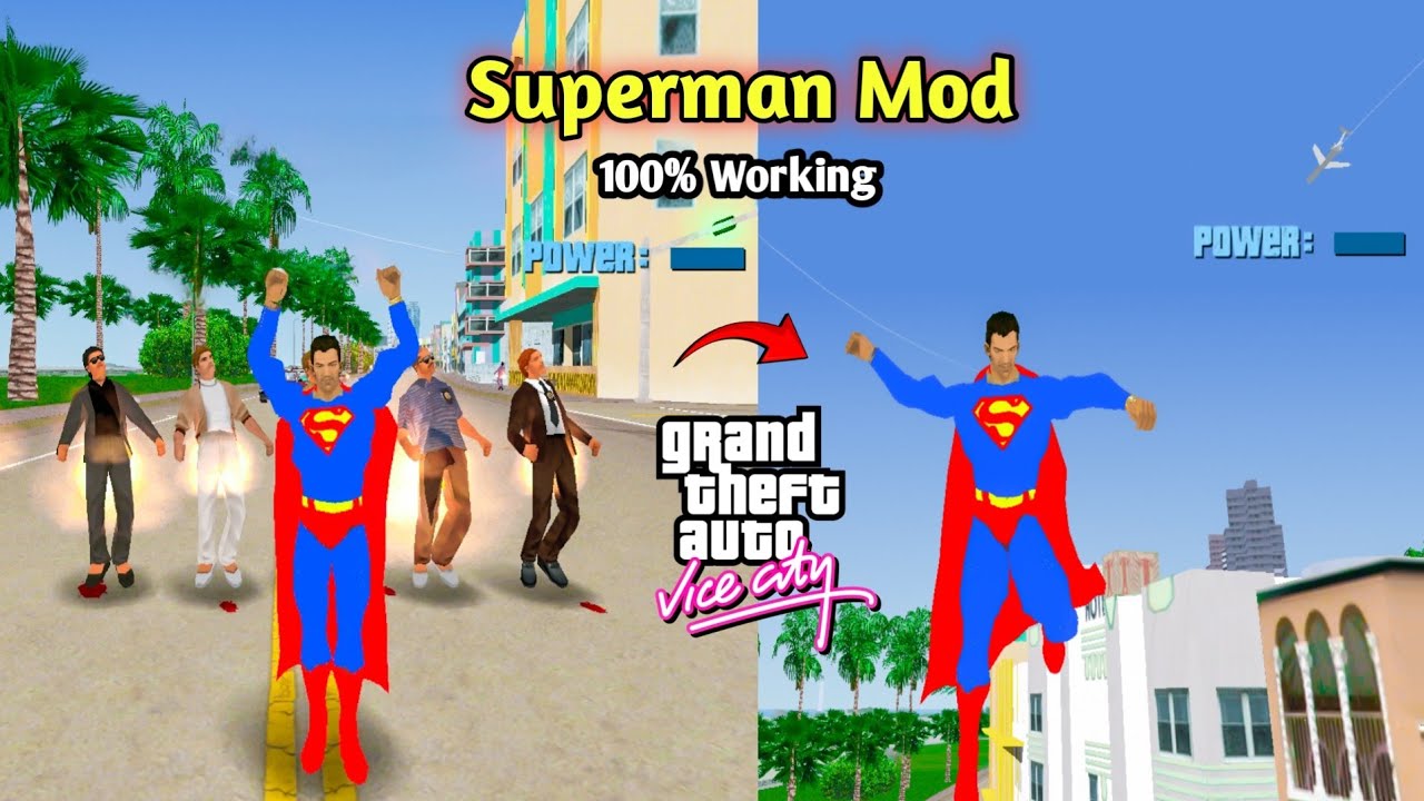 GTA Vice City Superman Cheat Code | Download & Install Superman Mod | Faizan Gaming