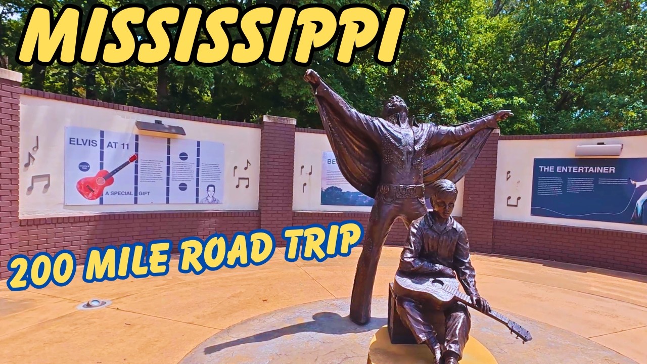 (Tupelo MS to Helena AR) - Historic Road Trip 200 Miles