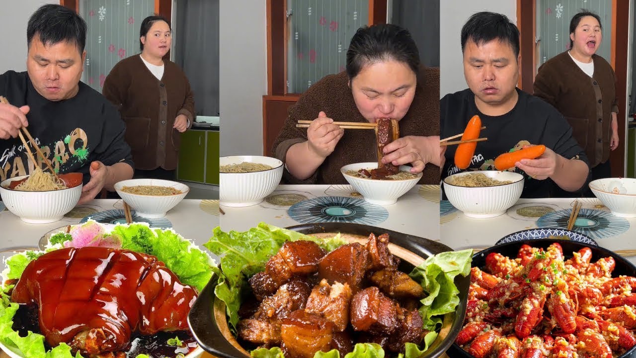 偷梁换柱！蠢老公盯上大块红烧肉，我反手让他啃胡萝卜！【阿勇夫妇】