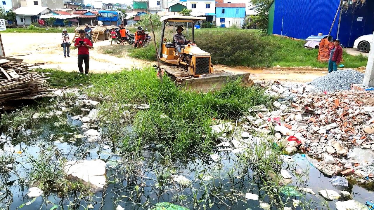 The Best Completed Project Start Pushing Rock to Deleted garbage and Dirty Water!!