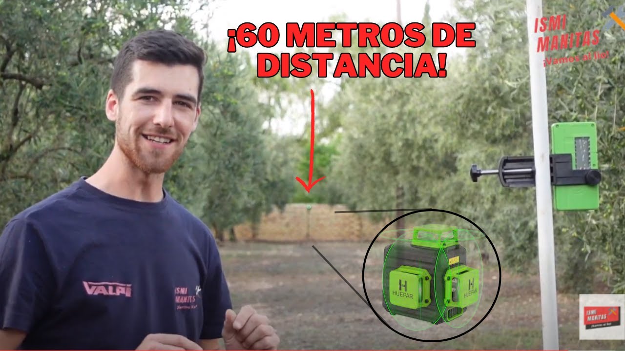 NIVEL LASER + RECEPTOR HUEPAR | ¡¡LA PAREJA PERFECTA!!