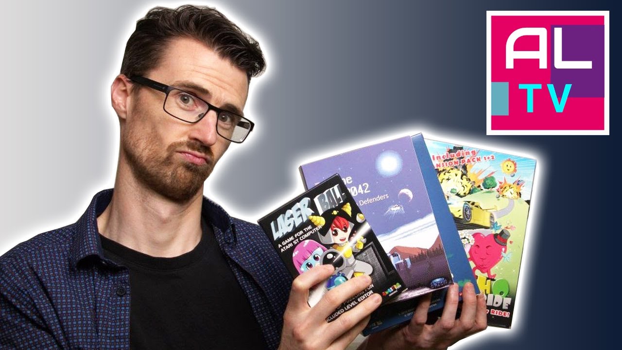 New big box games on the Atari ST (Laserball, Anarcho Ride, Frogs, Escape 2042) - AL TV #1