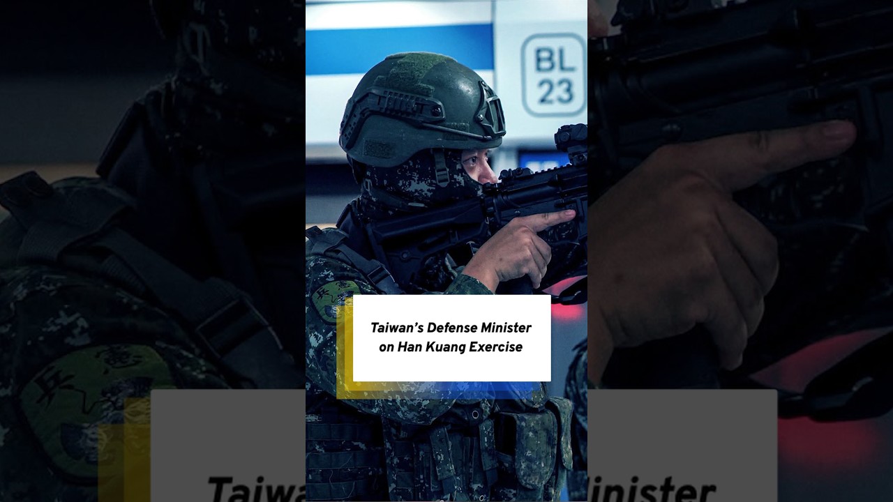 Taiwan&rsquo;s Defense Minister on Han Kuang Exercise | Taiwan Talks #shorts