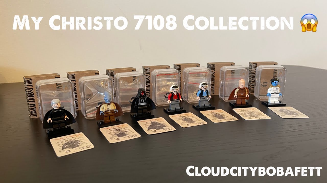 My Christo 7108 Collection| Rare Pad Printed Custom Minifigures #christo7108 #christocustom #lego