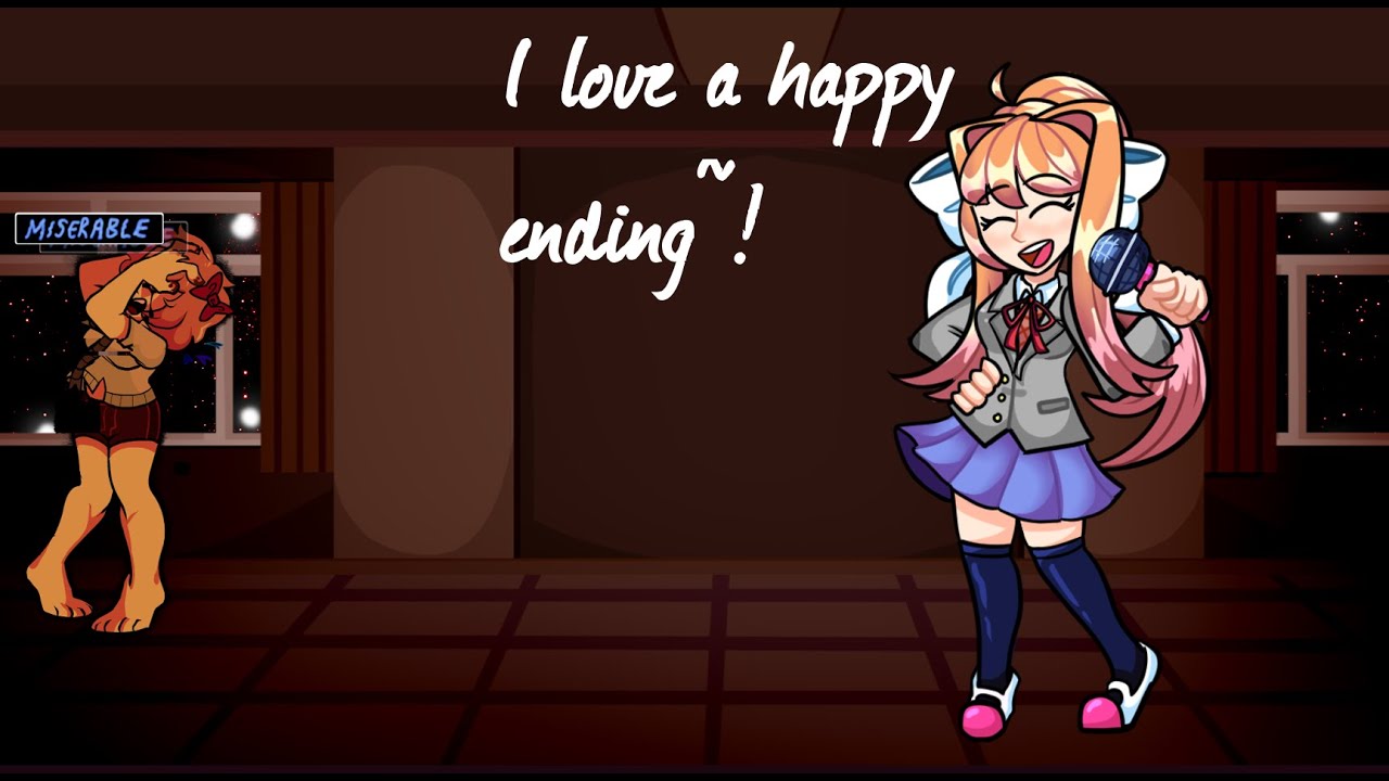 Friday Night Funkin' : Sunshine, but sung by Monika & Sayori - All bottled up