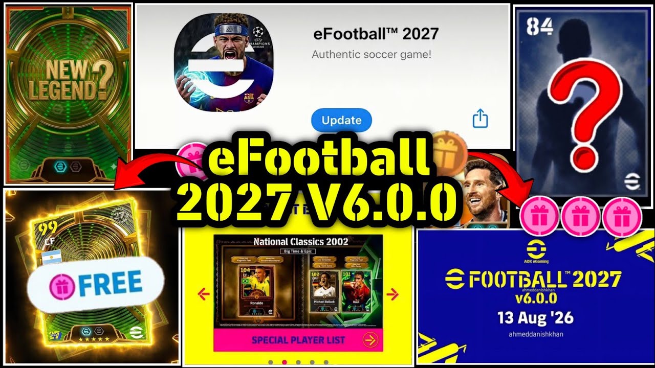 🚨 ОБНОВЛЕНИЕ eFootball 2027 v6.0.0! 😱 Свежие утечки, официальные анонсы и дата выхода!