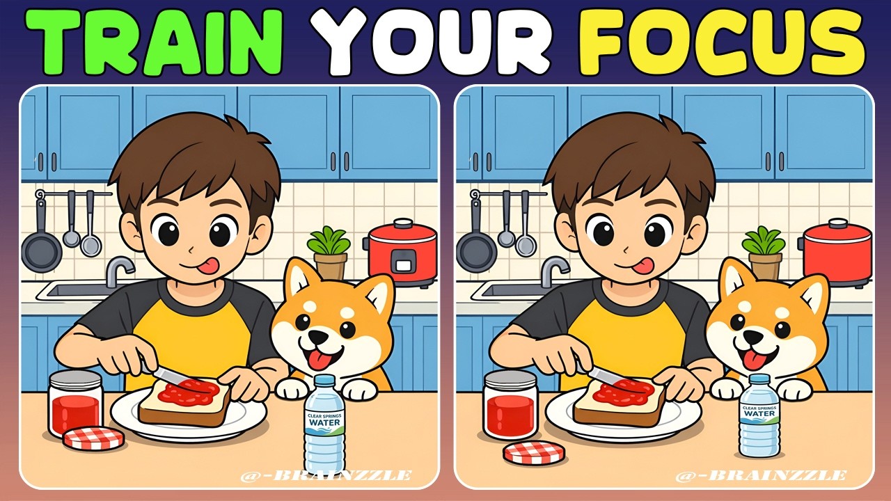 [Brain Training Spot the Difference] All answers right? Then your a genius!(Hard Level)
