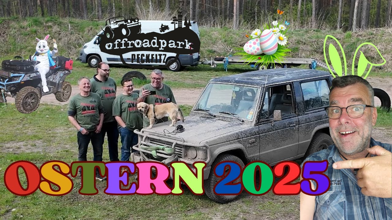 Ostern 2025 in Peckfitz. Welche Farben hatten Deine Eier? Unser Abenteuer.