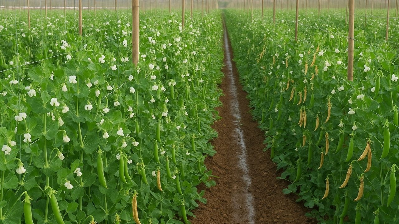 La Arveja 🤯 ¿Cómo logran toneladas de Guisantes Verdes? - Esta técnica ancestral lo hace posible