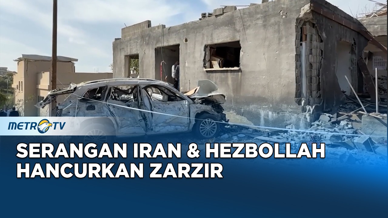 Serangan Iran dan Hezbollah Hancurkan Zarzir, Puluhan Terluka
