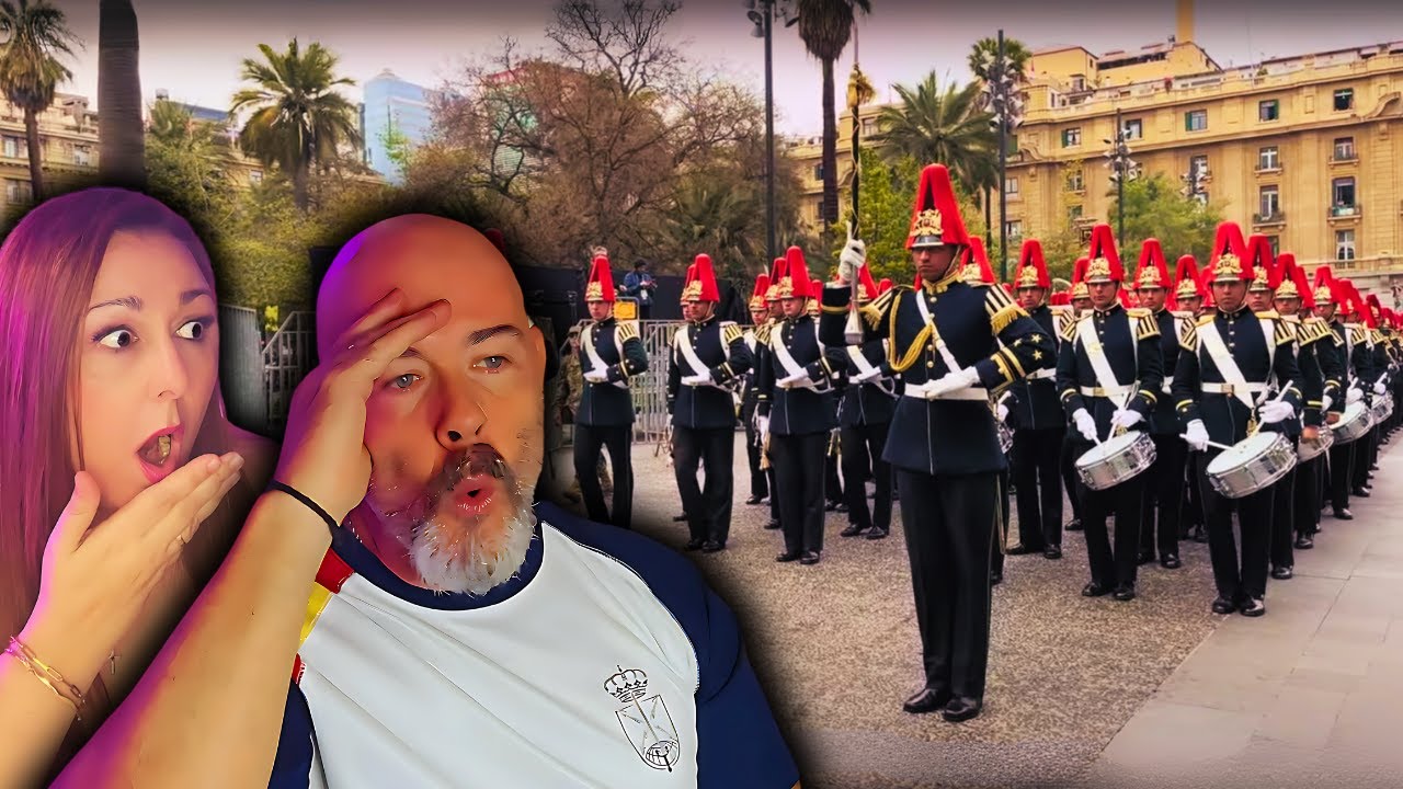 🇪🇸🔥 ¡PRIMERA VEZ! ESPAÑOLES REACCIONAN a la ESCUELA MILITAR en el TEDEUM ECUMÉNICO y… ¿QUÉ PASÓ? 🇨🇱❓