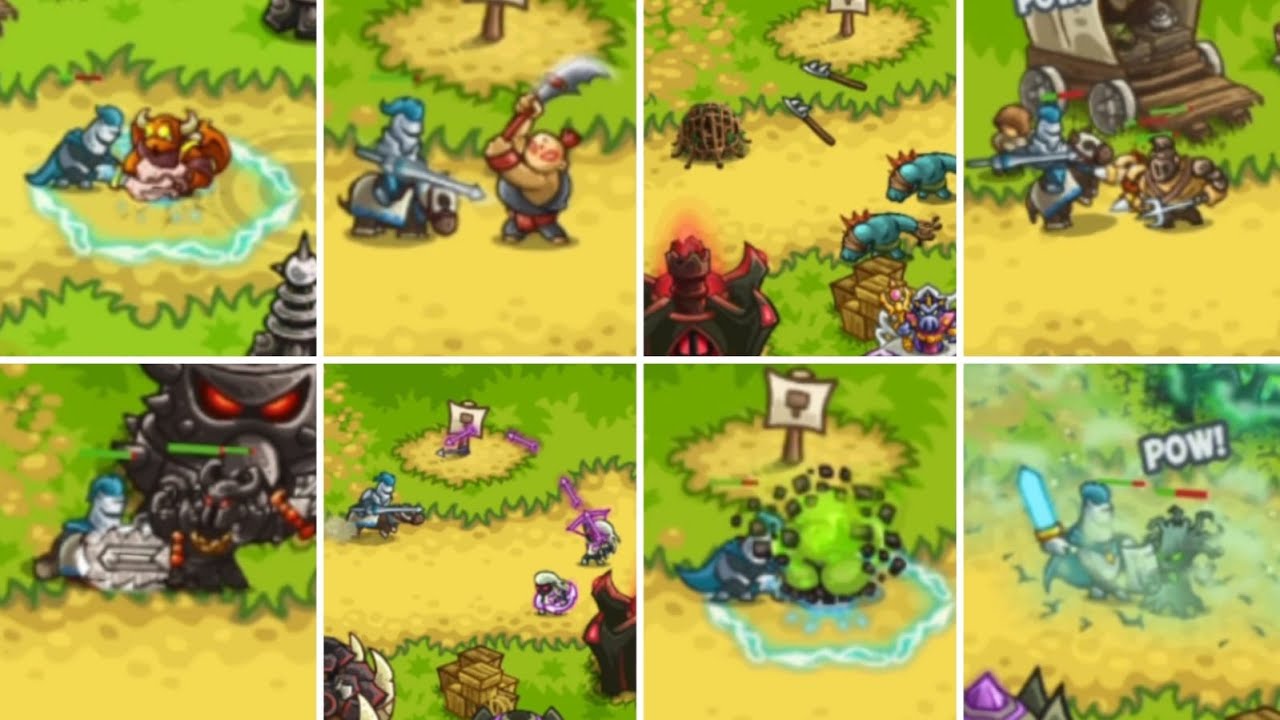 All Baracks vs paladin -Kingdom rush vengeance