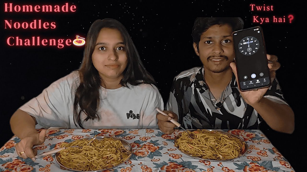 Spicy 🌶️Noodles Eating Challenge | NO WATER 🥵| Who Will Win?|ASMR Mukbang #challenge
